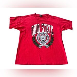 Vintage Screen Stars Best Single Stitch Ohio State Buckeyes T Shirt Size XL